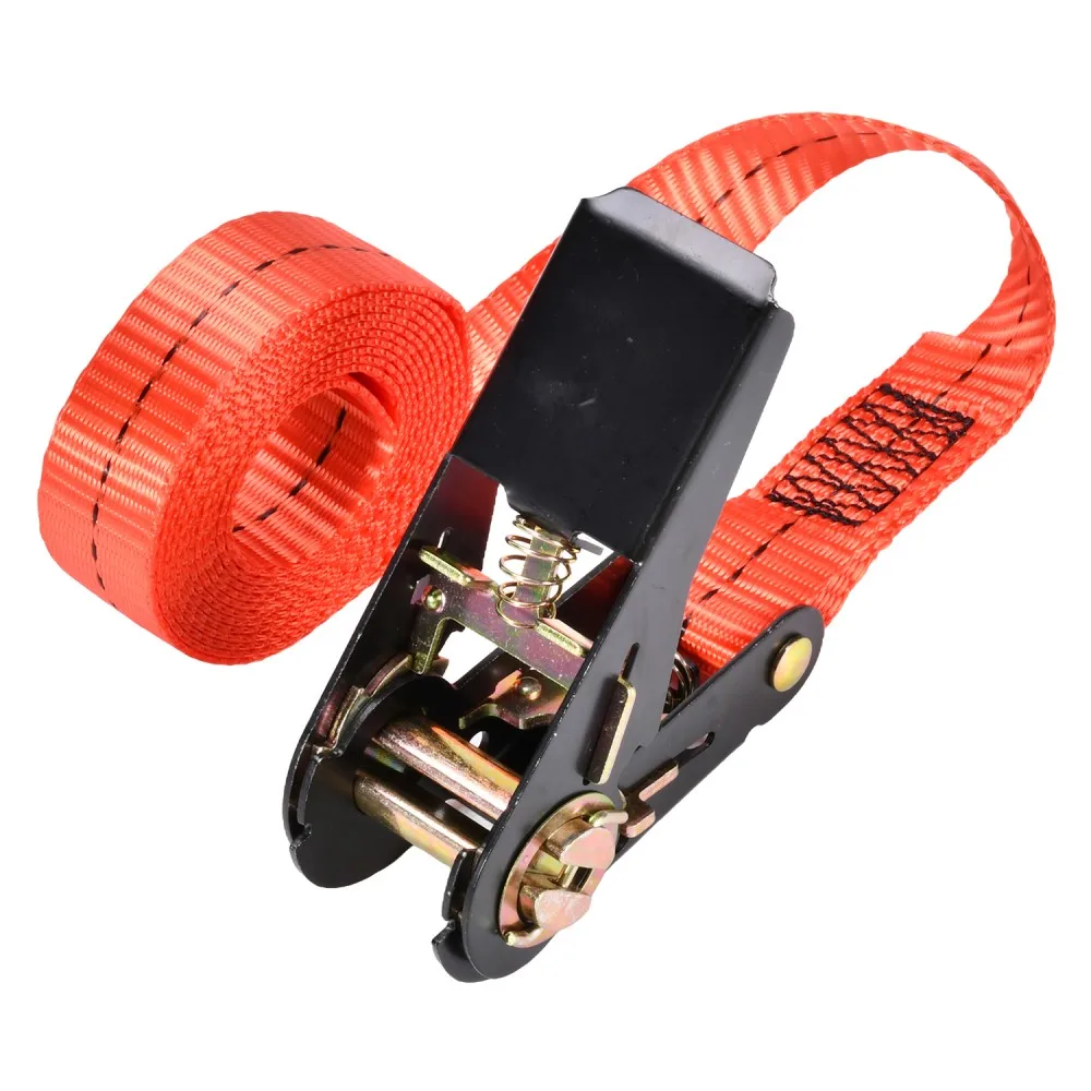 Endless loop tie down strap securing boxes on a shipping pallet