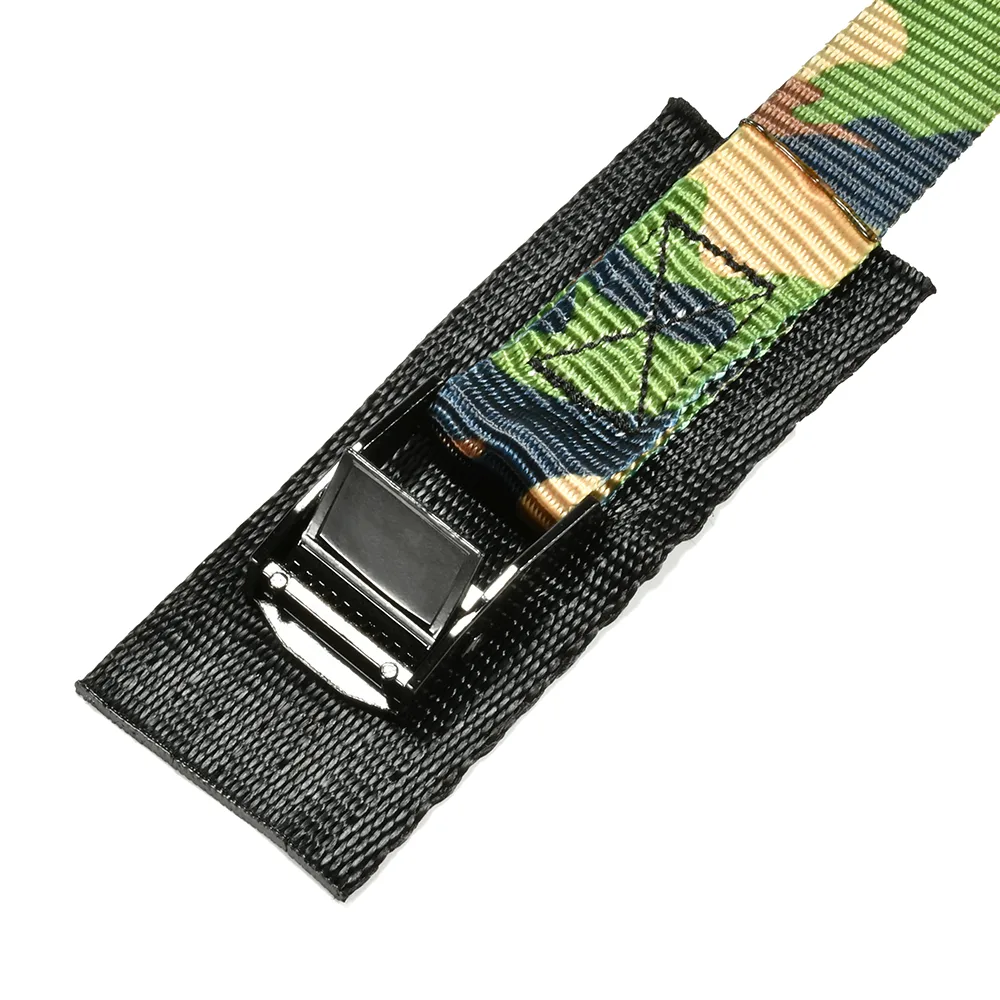 1 inch cam buckle anti-rattle strap with protective pad for off-road gear