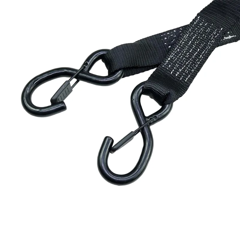 Securing heavy transport cargo using a 1.5-inch locking ratchet strap
