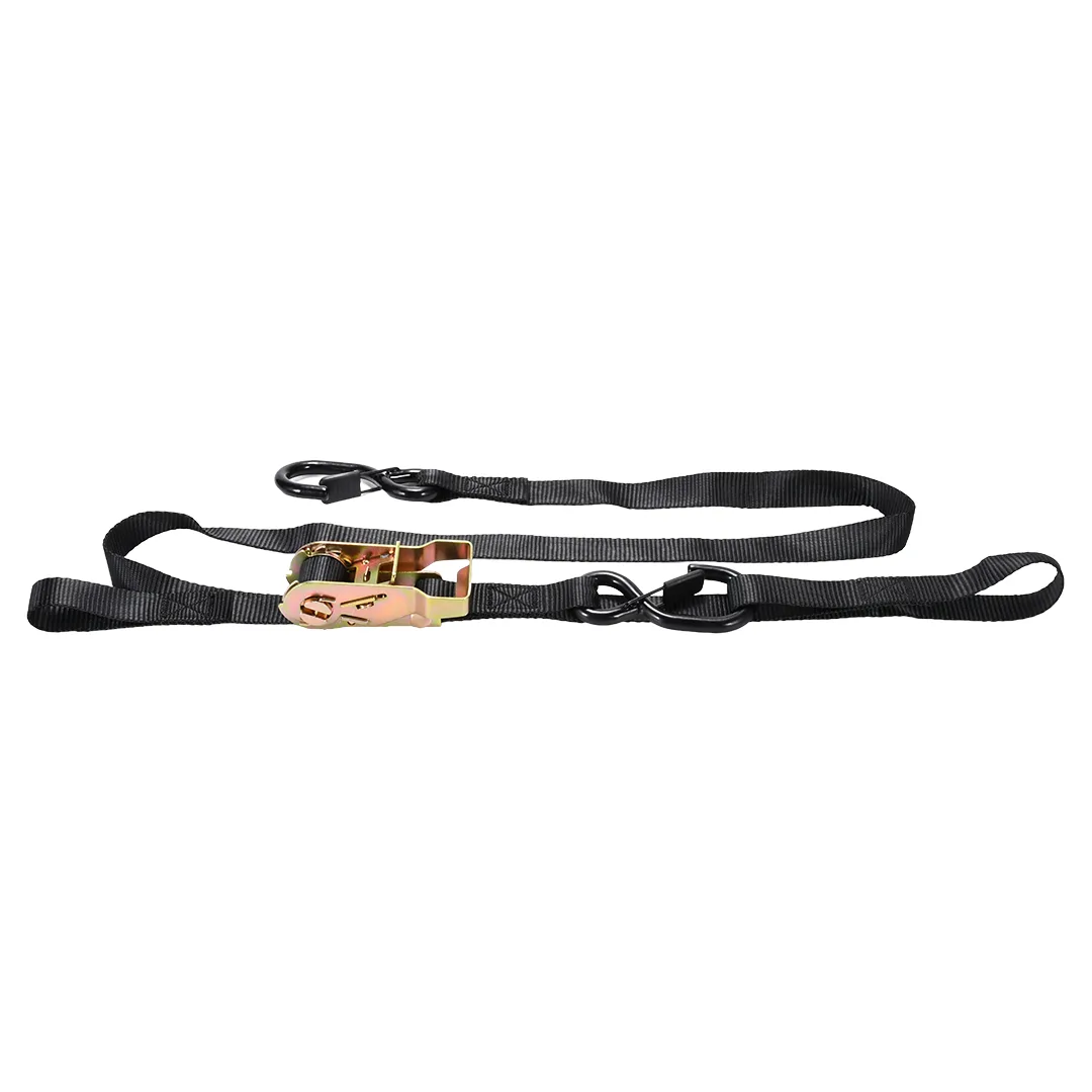 Vinyl-coated locking S-hook preventing detachment during transit
