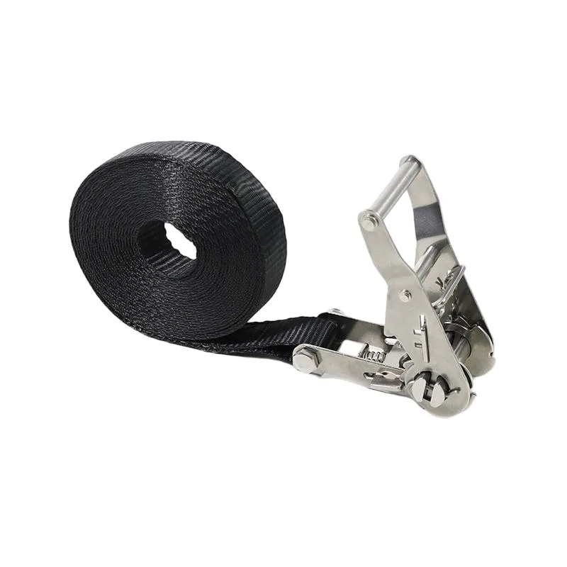 Reinforced 304L marine grade stainless steel ratchet buckle mechanism