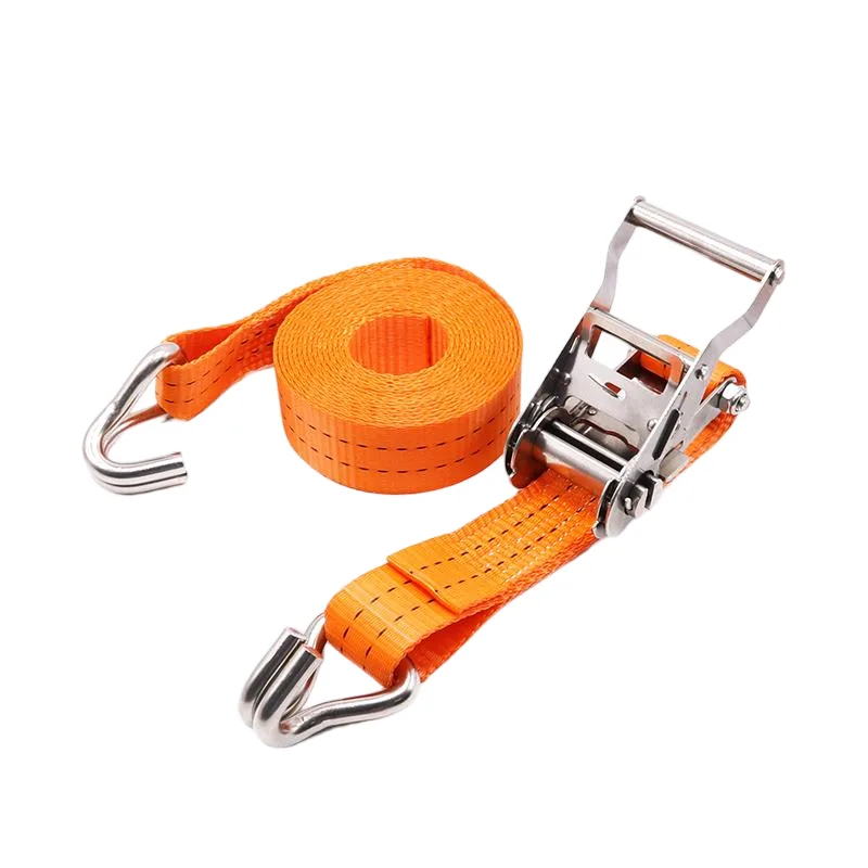 304 stainless steel ratchet tensioner on 1.5 inch lashing strap