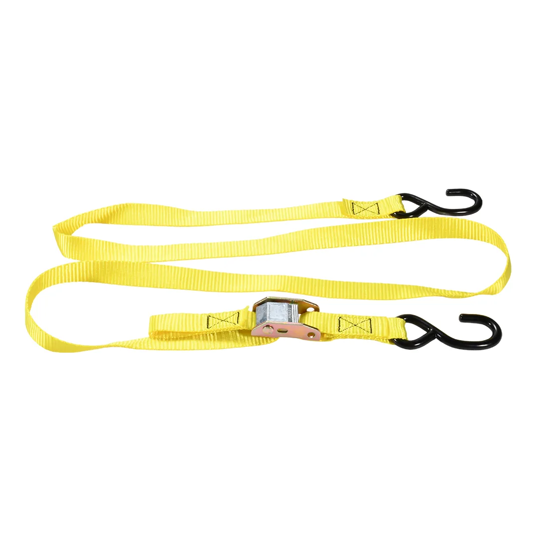 Polyester cargo tie down strap with 1200 lbs breaking strength